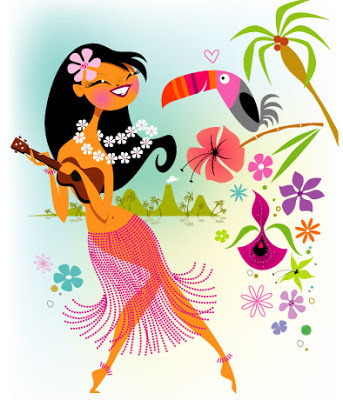 We love les lapins: Kirsten Ulve, Hollywood sunshine #illustration