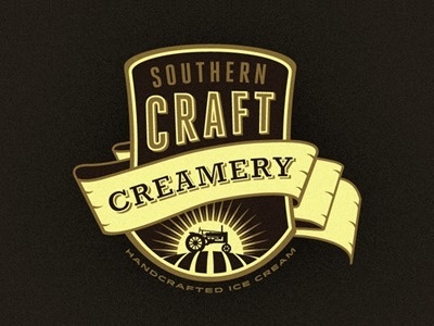 Scc_concept_1__chosen_wip_ #badge #vector #branding #creamery #vintage #logo