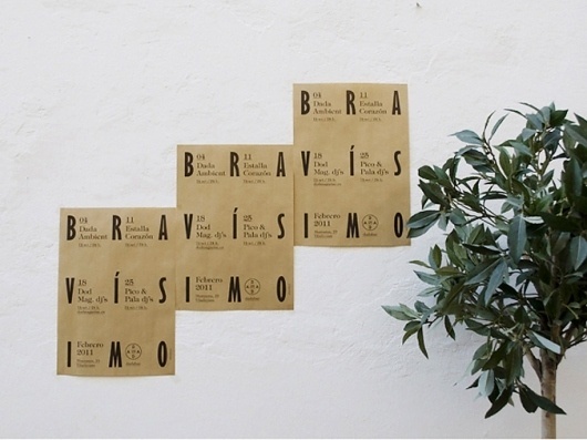 All sizes | Bravísimo / Febrero | Flickr - Photo Sharing! #grid #typography
