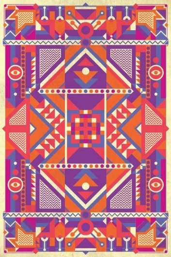 Beat Up! Second Season on the Behance Network #colour #pattern