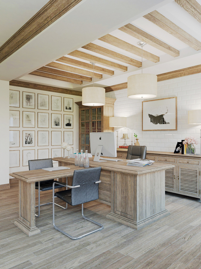 Head Office beautiful classic design by Anton Medvedev - HomeWorldDesign (3) #interior #office #design #space #work