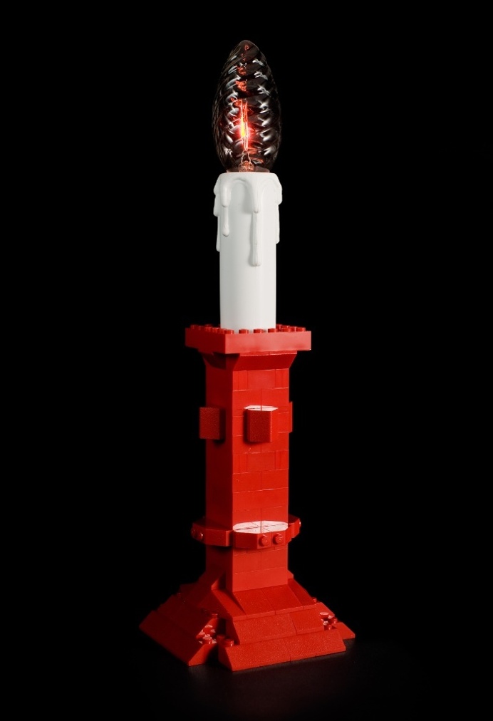 Lego light Art Print at Søciety6 #bricks #candle #christmas #toy #art #candelabra #lego #rickardarvius