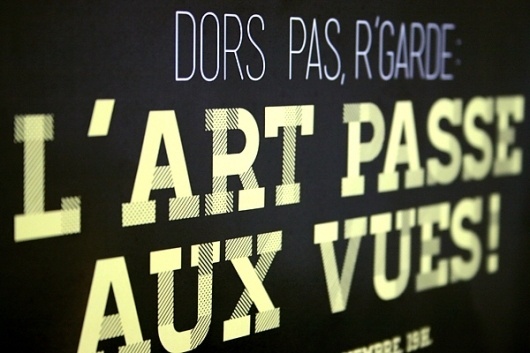 Cinéma politica #typography #black #texture #poster #green