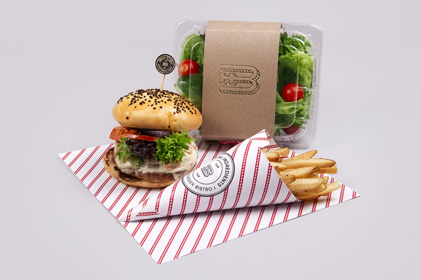 Bouch on Behance #burger #bistro #branding #food #logo #monterrey #fast
