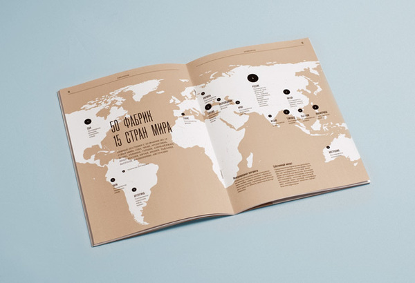 Orekhprom booklet on Behance