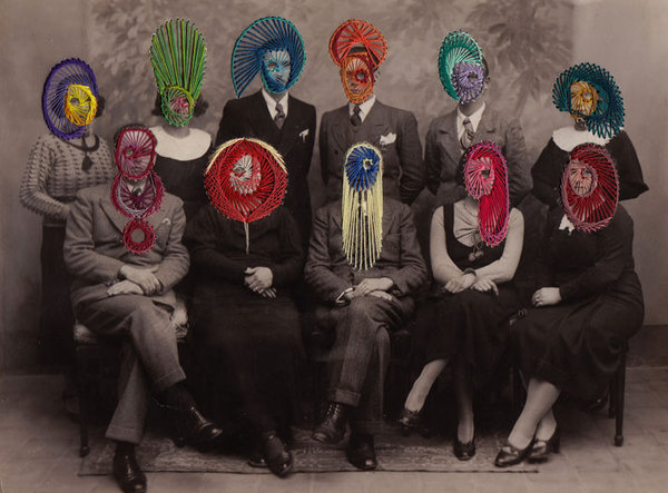 The Embroidered Secrets of Maurizio Anzeri | Yatzer #contemporary #embroidery #photography #art #maurizio #collage #anzeri