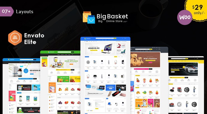 Big Basket - Multipurpose WooCommerce Responsive Theme | TemplateTrip