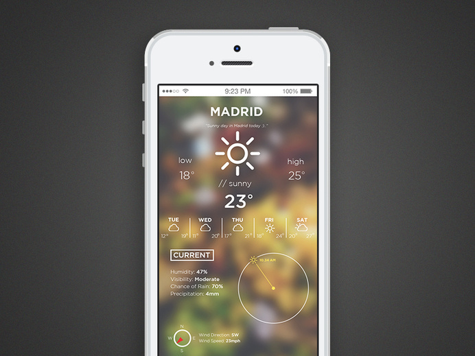 Weather App #iphone #app #weather