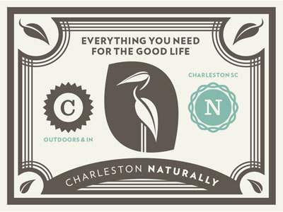 Charleston naturally gift certificate #jay fletcher #charleston #gift certificate #certificate #illustration