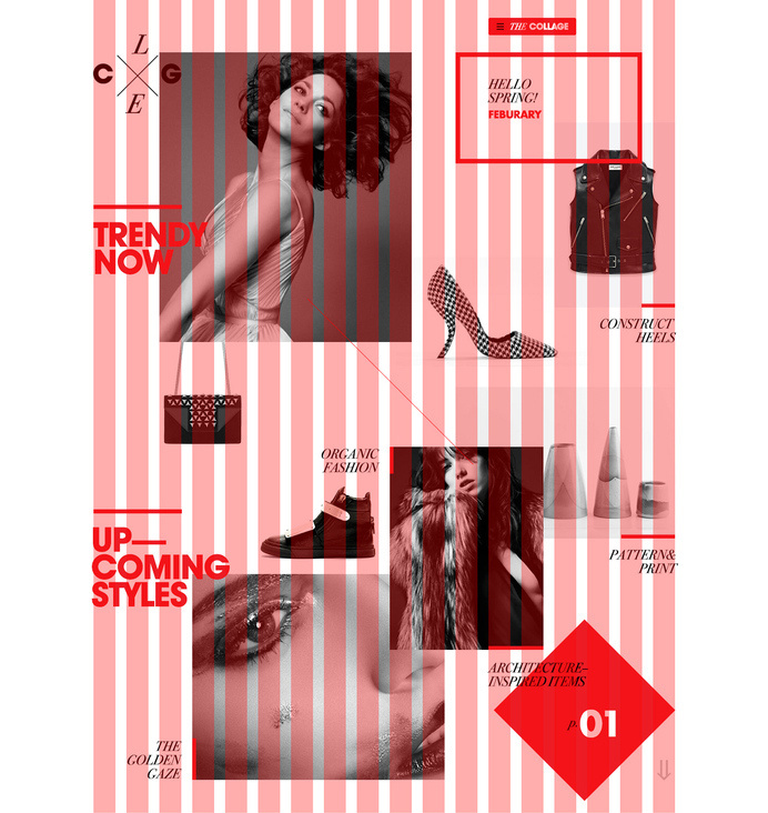 The Collage - Tablet App | Abduzeedo Design Inspiration #app #the #collage #tablet