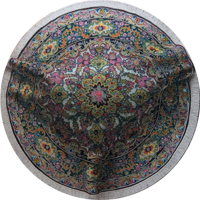 Under the Carpet: Photorealistic Oil Paintings of Rugs by Antonio Santin