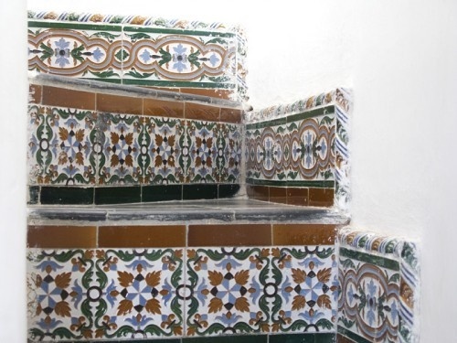 Hotel Nord Pinus Tanger #hotel #bathroom #tile #morocco
