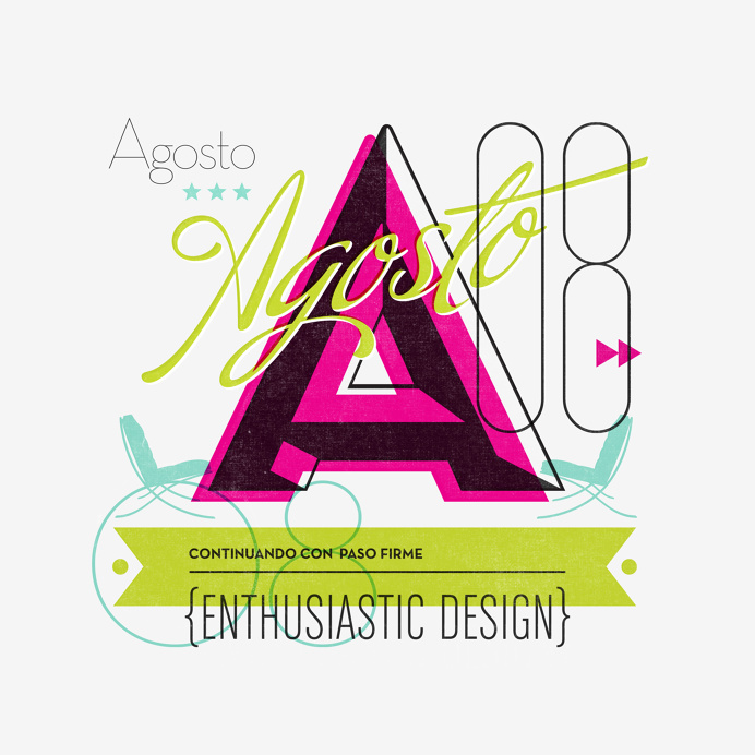 Calendar Page #typography #vector #a #print #illustration #calendar