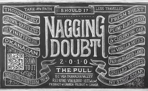 Artist Creates Beautiful Typography Using Chalk - DesignTAXI.com #chalk #vintage #wine #typography