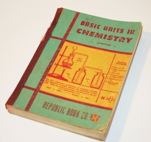 SALE Vintage 1947 Basic Units in Chemistry School by tracinicole on we heart it / visual bookmark #14183207