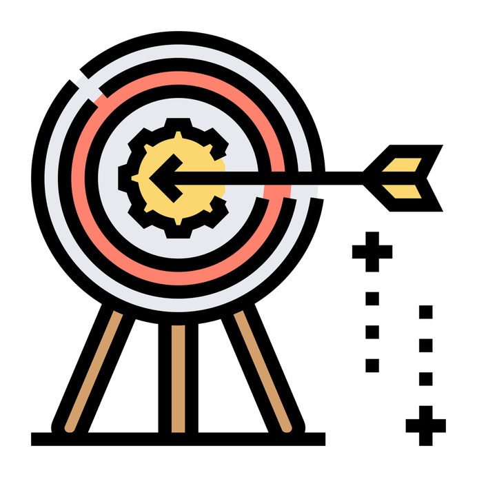 See more icon inspiration related to goal, target, process, subject, arrow, Purpose, finance, objective, network, networking and business on Flaticon.