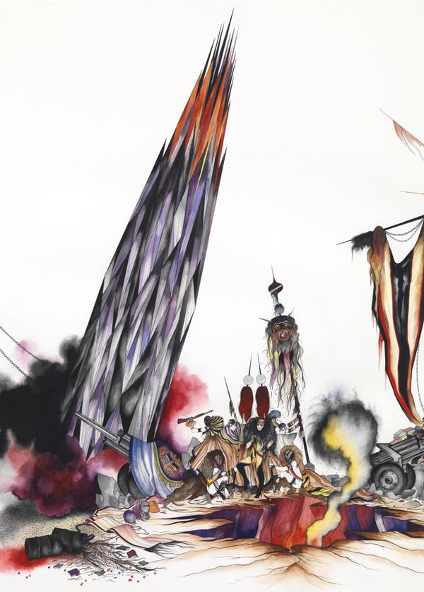 Classy Illustrations by Jen Ray | Inspiration Hut #abstract #illustration
