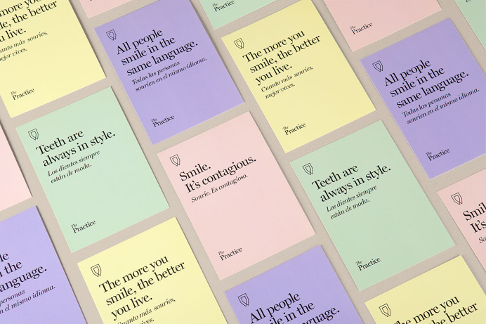The Practice #typography #stationary