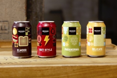 Dockside Brewing Company #packaging #beer #brewing #dockside
