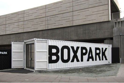 StudioMakgill - Boxpark #white #black #boxpark #tyrell #industrial #makgill #retail