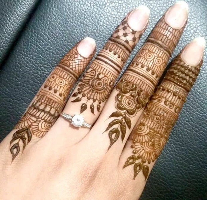 Latest 50 Finger Mehndi Designs That We Absolutely Adore – ShaadiWish