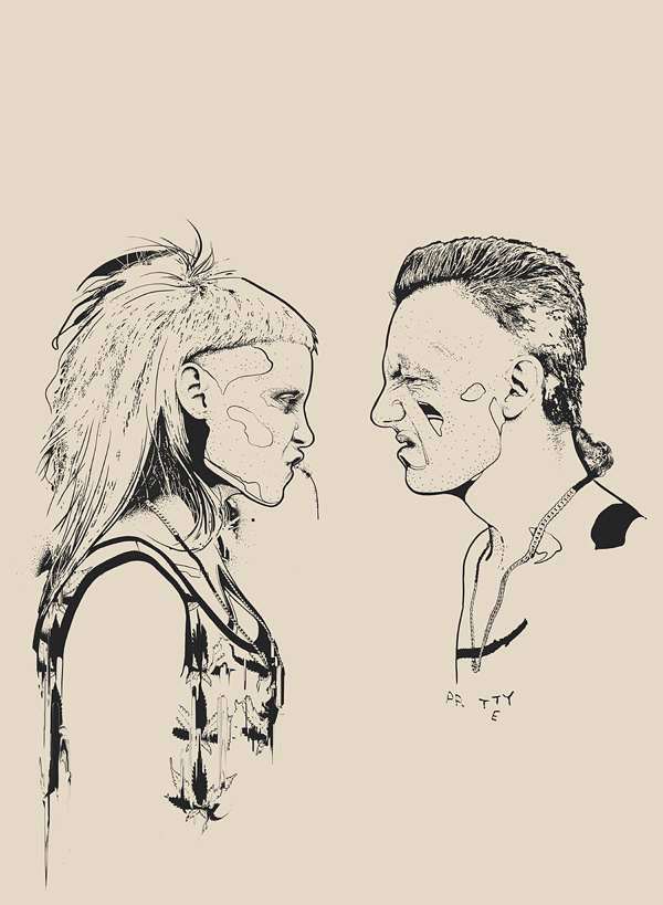 Portraits on the Behance Network #antswood #black