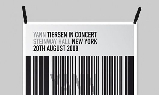 graphic identity » Poster Yann Tiersen #tiersen #yann #poster #music #concert