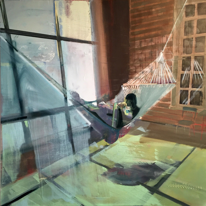 Abstract Oil on Linen Paintings by Andrew Fish