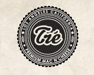 Tre Mac N' Cheese by emesghali #logo #circle #cheese #mac