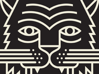 Tiger_dribbble #classic #tiger #orange #illustration