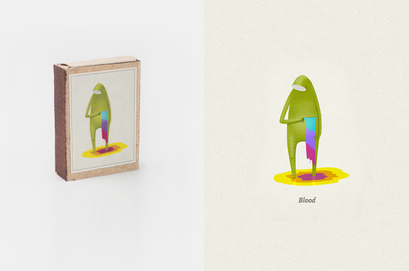 Matchboxes #matchboxes #maxim #illustration #mezentsev #character