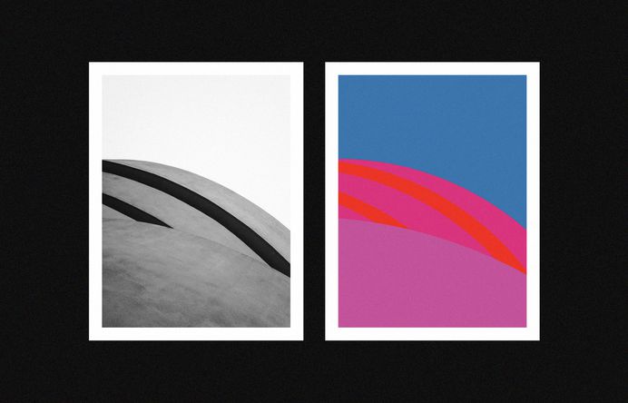 Solomon R. Guggenheim Museum, NYC Paraphrase 2018 #poster #graphicdesign #design #illustration #minimal #geometry #geometric #architecture #photography