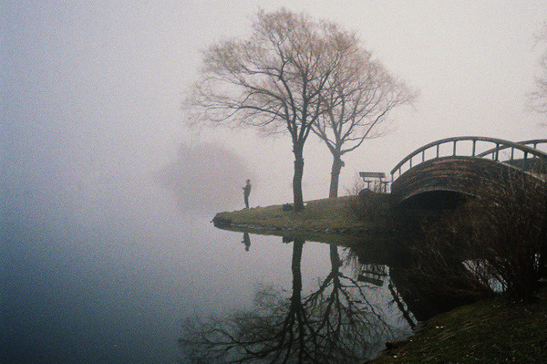 north shore Keith McArthur #fog #water #landscape #mist #photography #reflection #bridge