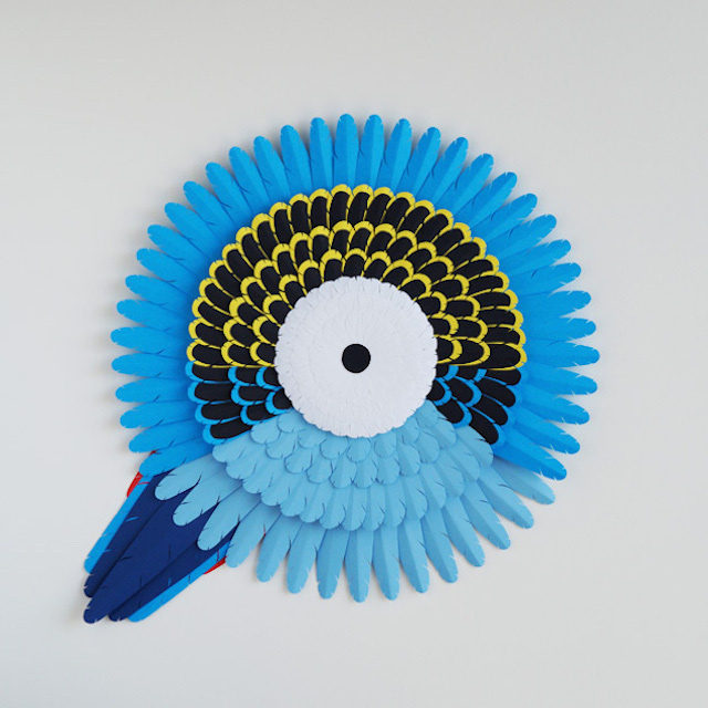 Australian Birds Paper Art #paper #coulours