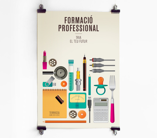 Campanya Formació Professional a Terrassa 2011 #vector