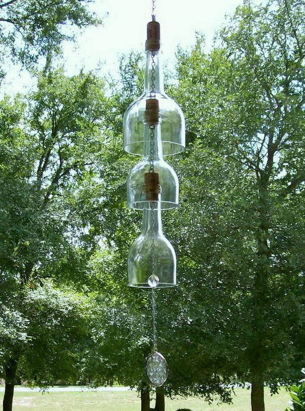 Homemade Wine Bottle Crafts #diy #craft #wine #bottle