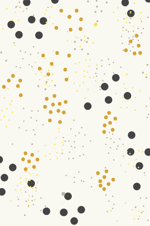 Pattern by Hello Nobo - Yellow and black dots