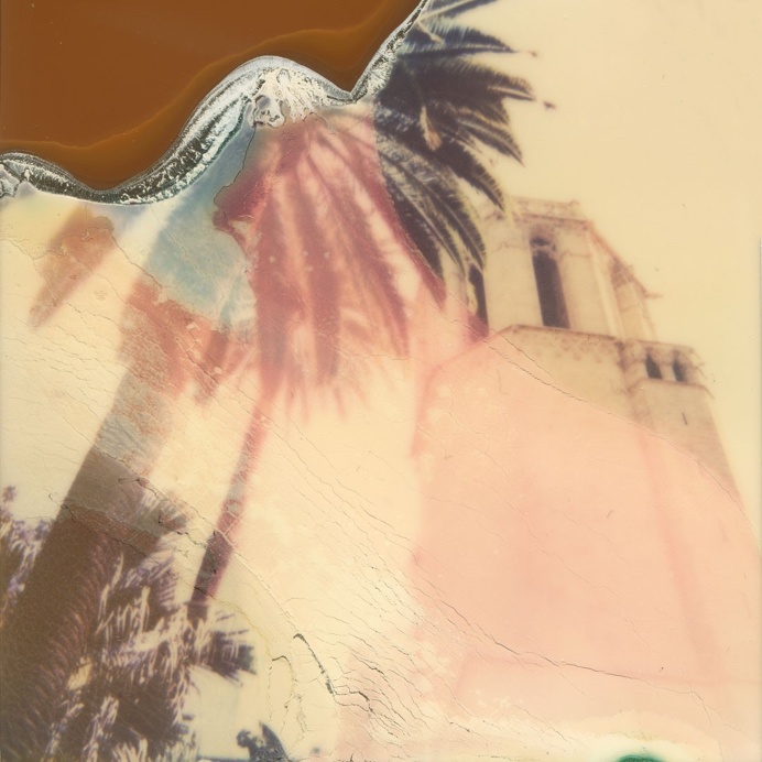 Analog photo art from www.piqt.de. Polaroid from the Catedral de Barcelona.