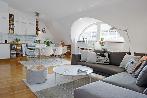 Квартира в Гётеборге #white #interiors #dream #home #on