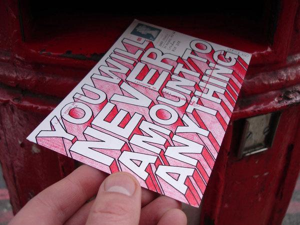 abusive postcards hate mail project by mr. bingo #postcard