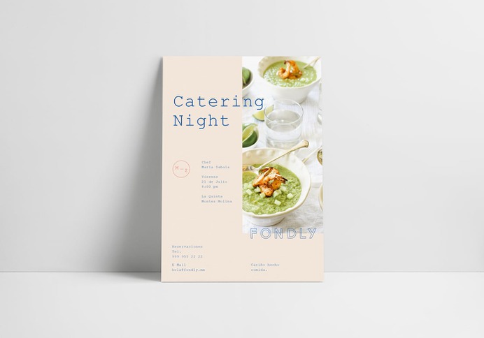 Fondly Corporate Design - Mindsparkle Mag Beautiful identity created for Fondly, a catering service, by Andrés Domínguez in Mexico. #identity #branding #design #color #photography #graphic #design #gallery #blog #project #mindsparkle #mag #beautiful #portfolio #designer