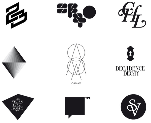 HelloMe_Logos2006 2010_05 #logos #white #black #minimal #and #logo