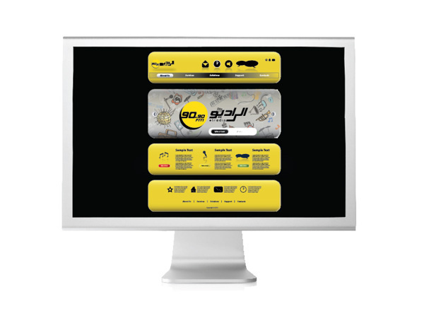 El Radio on Behance #logo #presentation