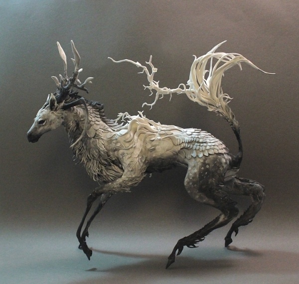 Dapple Kirin by ~creaturesfromel on deviantART #sculpt #art #creature