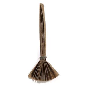 How to make an origami witch's broom for Halloween (http://www.origami-make.org/howto-origami-halloween.php)