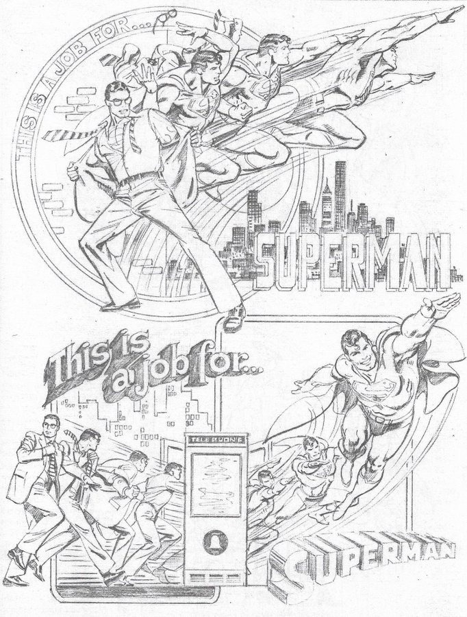 Superman by José Luis Garcia-Lopez from DC style guide