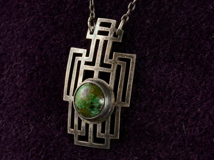 1930s Geometric Figure Pendant