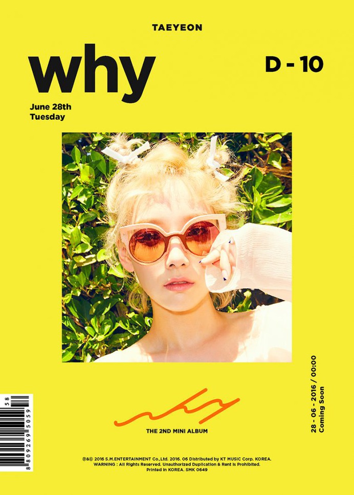 TAEYEON 2nd mini album 'Why' Teaser – Official PHOTO