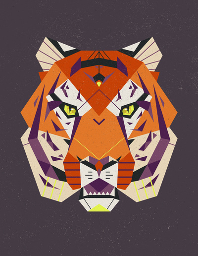 About #illustration #tiger