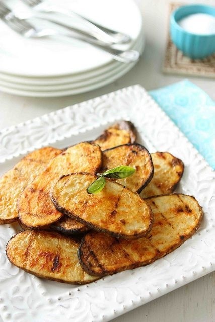 Grilled Potatoes with Smoked Paprika Recipe, Plus Get Grillin' Side Dishe #potato